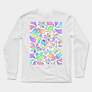 Neon Flowers Long Sleeve T-Shirt